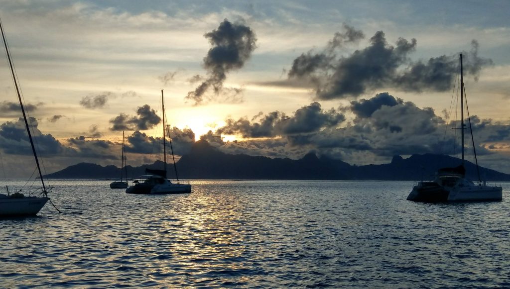 Tahiti sunset